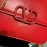 Valentino Large V-Button Retro Shoulder Bag Red 0074l
