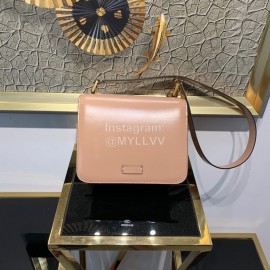 Valentino Large V-Button Retro Shoulder Bag Pink 0074l