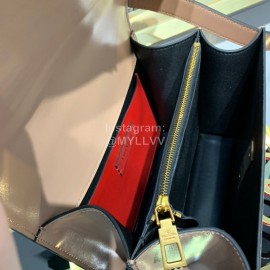 Valentino Large V-Button Retro Shoulder Bag Pink 0074l