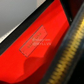 Valentino Large V-Button Retro Shoulder Bag White 0074l