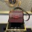 Valentino Large Palmprint V-Button Retro Shoulder Bag Wine Red 0074l