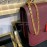Valentino Large Palmprint V-Button Retro Shoulder Bag Wine Red 0074l