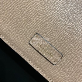 Valentino Large Palmprint Gold V-Button Retro Shoulder Bag Pink 0074l