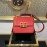 Valentino Large Palmprint Gold V-Button Retro Shoulder Bag Red 0074l
