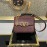 Valentino Large Palmprint Gold V-Button Retro Shoulder Bag Wine Red 0074l