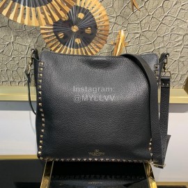 Valentino Large Soft Leather Messenger Bag 50031l