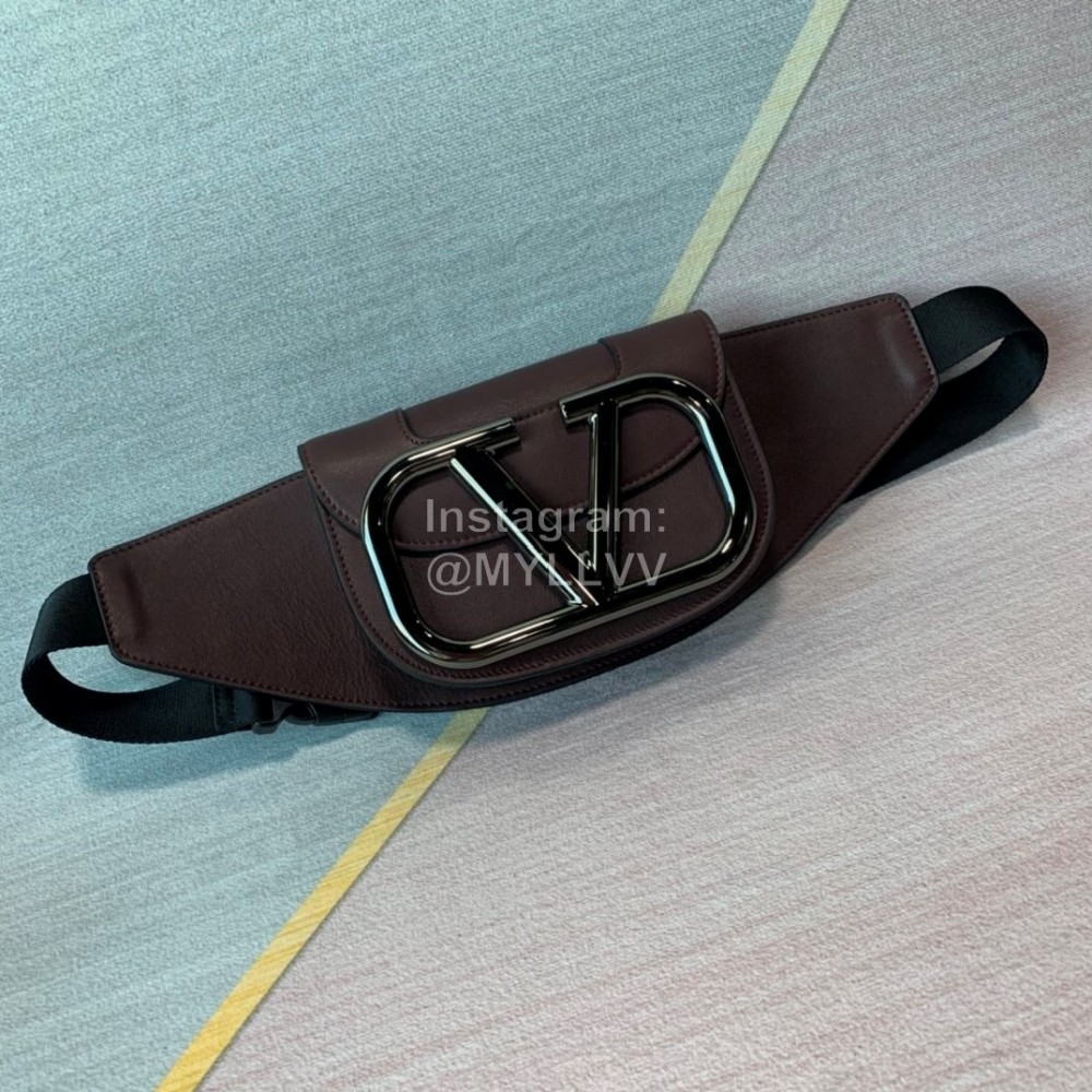 Valentino Cool Leather Waist Bag Black 0108