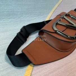 Valentino Cool Leather Waist Bag Brown 0108