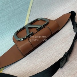 Valentino Cool Leather Waist Bag Brown 0108