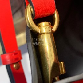 Valentino Large Calf Retro Crossbody Bag Red 0099