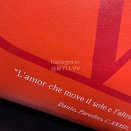 Valentino Large Red Leather Tote Bag 0090