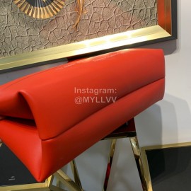 Valentino Large Red Leather Tote Bag 0090