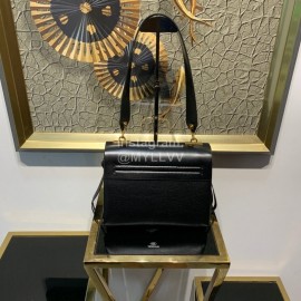 Valentino Small Calf Shoulder Bag Black 0003