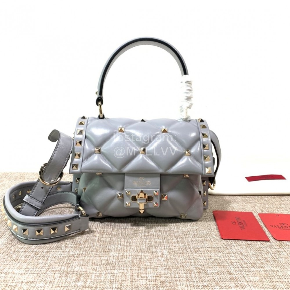 Valentino Fashion Handbag Messenger Bag Blue 0033