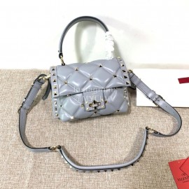 Valentino Fashion Handbag Messenger Bag Blue 0033