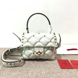 Valentino Fashion Handbag Messenger Bag White 0033
