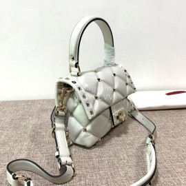 Valentino Fashion Handbag Messenger Bag White 0033