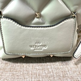 Valentino Fashion Handbag Messenger Bag White 0033