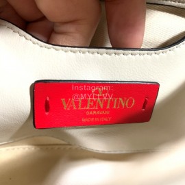 Valentino Fashion Handbag Messenger Bag White 0033