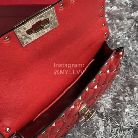 Valentino Fashion Red Small Chain Bag 0123b