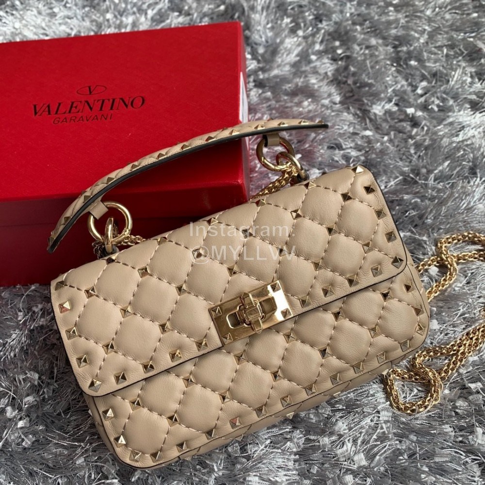 Valentino Fashion Small Chain Bag Beige 0123b