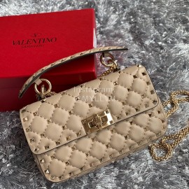 Valentino Fashion Small Chain Bag Beige 0123b
