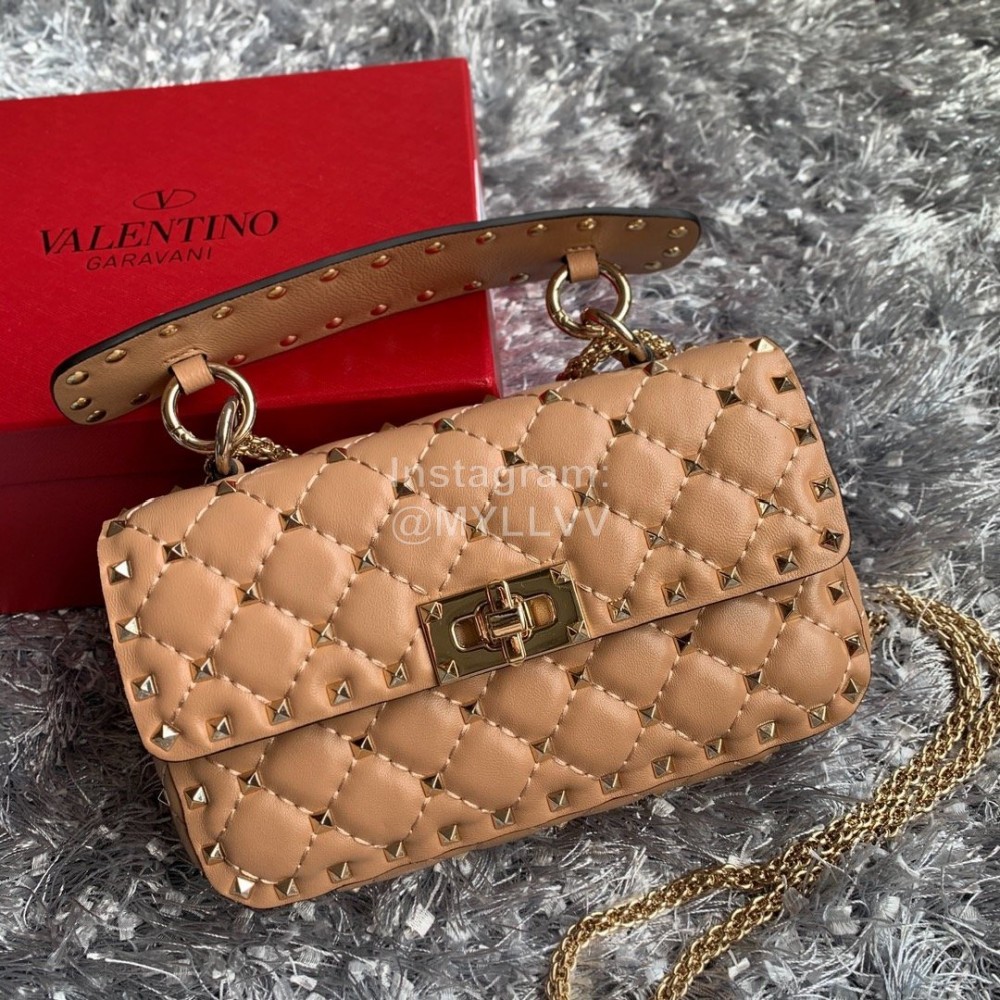 Valentino Fashion Small Chain Bag Orange 0123b