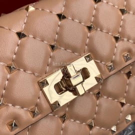 Valentino Fashion Small Chain Bag Orange 0123b