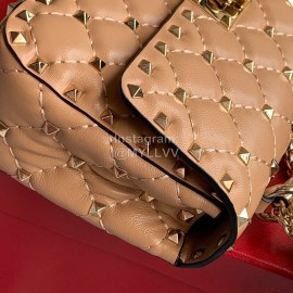 Valentino Fashion Small Chain Bag Orange 0123b