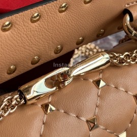 Valentino Fashion Small Chain Bag Orange 0123b