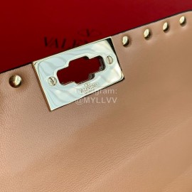 Valentino Fashion Small Chain Bag Orange 0123b