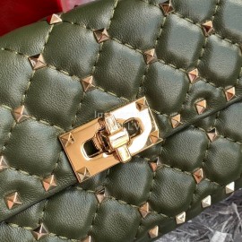 Valentino Fashion Small Chain Bag Green 0123b