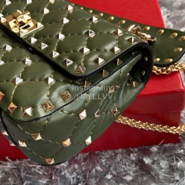 Valentino Fashion Small Chain Bag Green 0123b