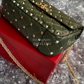 Valentino Fashion Small Chain Bag Green 0123b