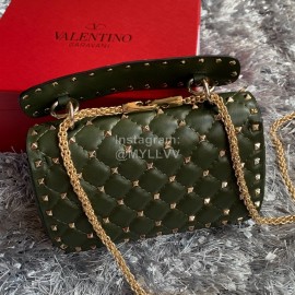 Valentino Fashion Small Chain Bag Green 0123b