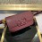 Valentino Fashion Leather Waist Bag Messenger Bag Purple 0075
