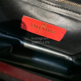 Valentino Fashion Flip Crossbody Bag Wine Red 1043