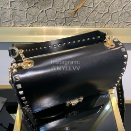 Valentino Fashion Flip Crossbody Bag Black 1043