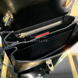 Valentino Fashion Flip Crossbody Bag Black 1043