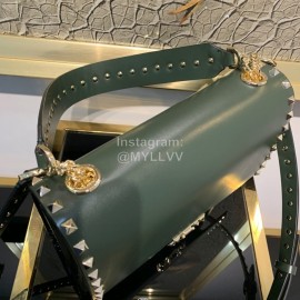 Valentino Fashion Flip Crossbody Bag Green 1043