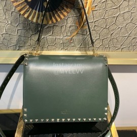 Valentino Fashion Flip Crossbody Bag Green 1043