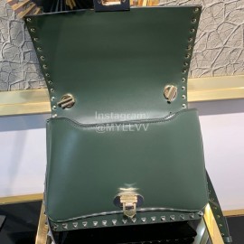 Valentino Fashion Flip Crossbody Bag Green 1043