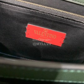 Valentino Fashion Flip Crossbody Bag Green 1043