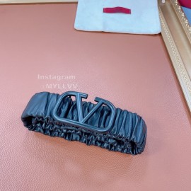 Valentino Fashion Sheepskin Pure Copper Black Buckle 40mm Belt