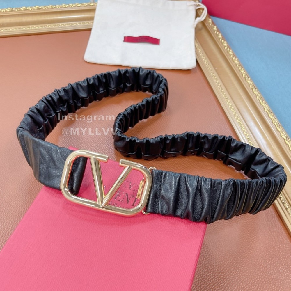 Valentino Fashion Sheepskin Pure Copper Buckle 40mm Belt