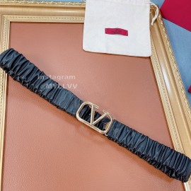 Valentino Fashion Sheepskin Pure Copper Buckle 40mm Belt