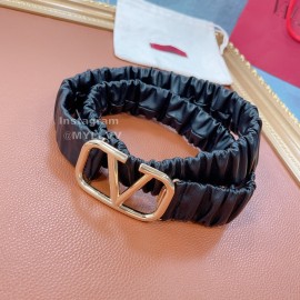 Valentino Fashion Sheepskin Pure Copper Buckle 40mm Belt