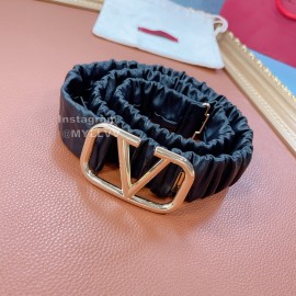 Valentino Fashion Sheepskin Pure Copper Buckle 40mm Belt