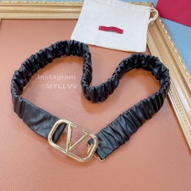 Valentino Fashion Sheepskin Pure Copper Buckle 40mm Belt