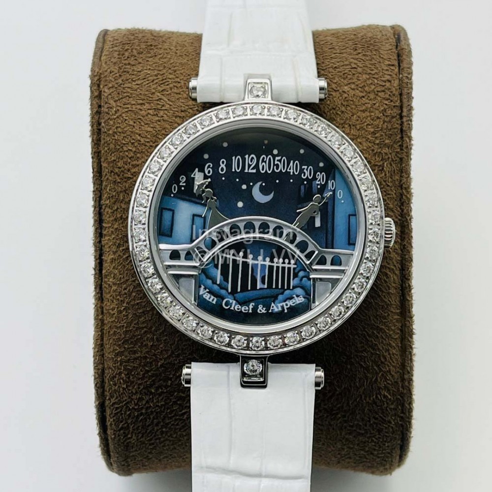 Van Cleef Arpels Vca Factory Diamond Watch White